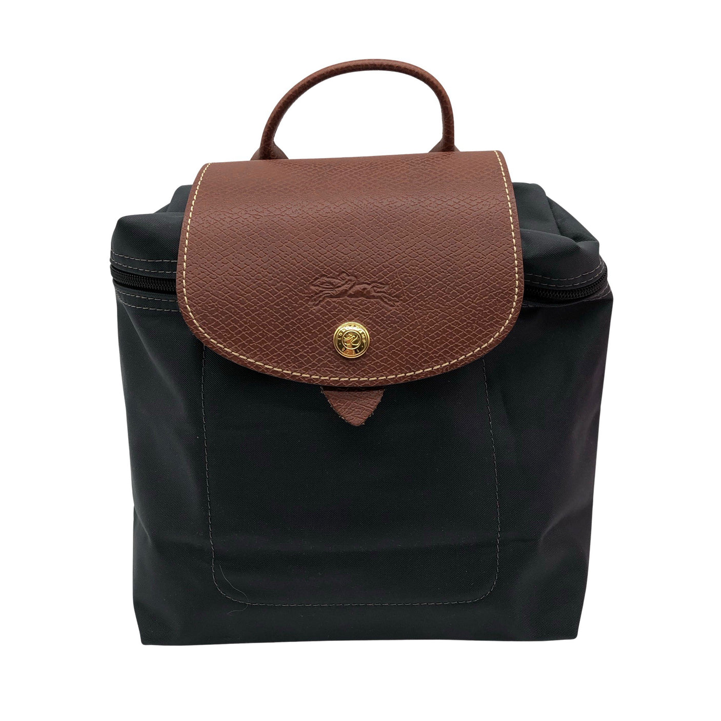 Unisex Longchamp - Seljakott, suurus Midi - Sinine (1)
