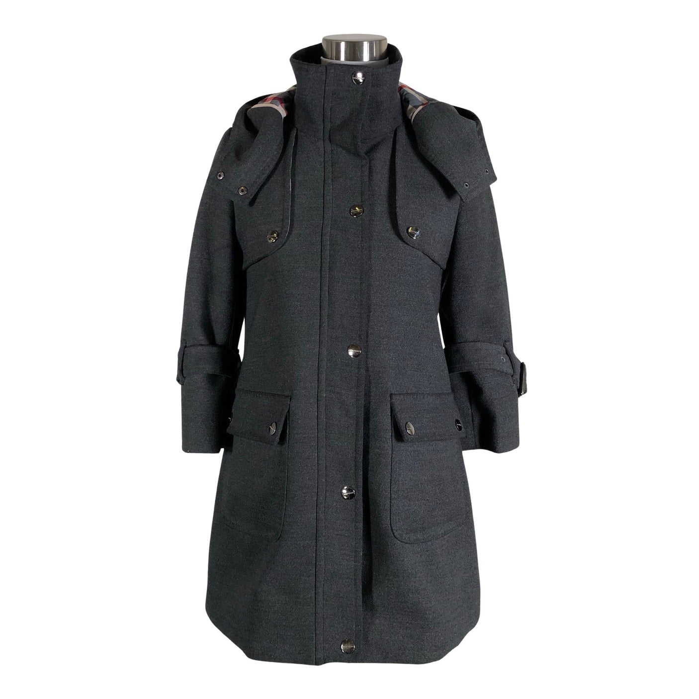 Unisex Burberry - Villane mantel, suurus 34 - Hall (1)