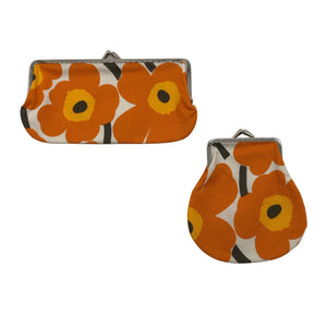 Unisex Marimekko - Kosmeetikakott, suurus Mini - Oranž (1)