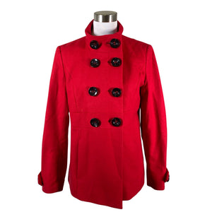 Unisex Marc Aurel - Villane mantel, suurus 40 - Punane (1)