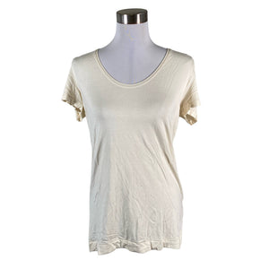 Unisex by Malene Birger - T-särk, suurus 36 - Looduslik valge (1)