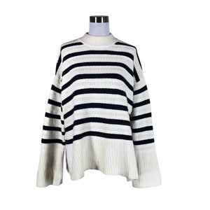 Unisex Samsoe&Samsoe - Kootud tuunika, suurus 36 - Looduslik valge (1)