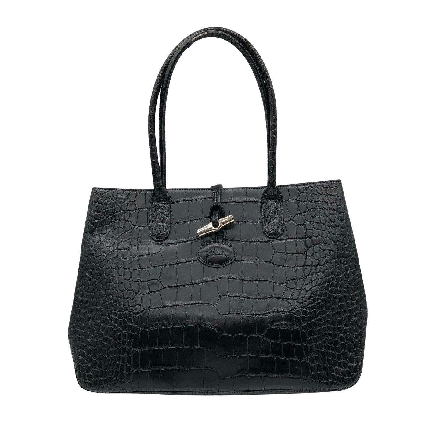Unisex Longchamp - Käekott, suurus Maxi - Must (1)