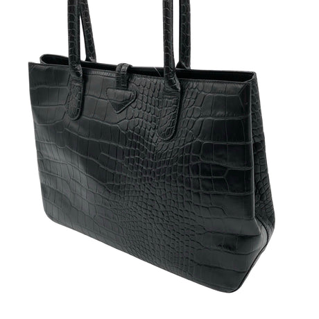 Unisex Longchamp - Käekott, suurus Maxi - Must (2)