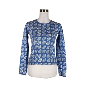 Unisex Marimekko - Trikotaažist pluus, suurus 38 - Helesinine (1)