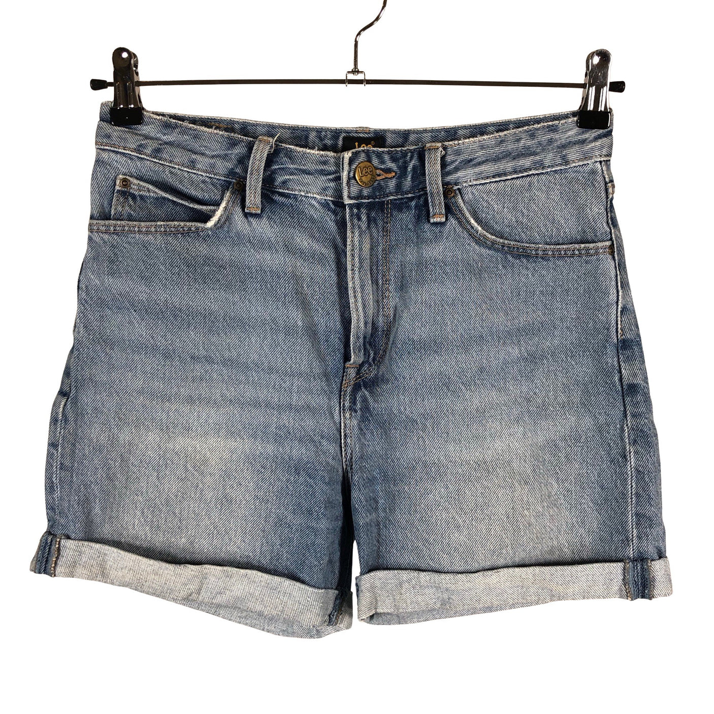 Unisex Lee - Teksast lühikesed püksid, suurus W27 - Helesinine (1)