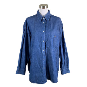 Unisex Uniqlo - Teksatuunika, suurus 40 - Sinine (1)