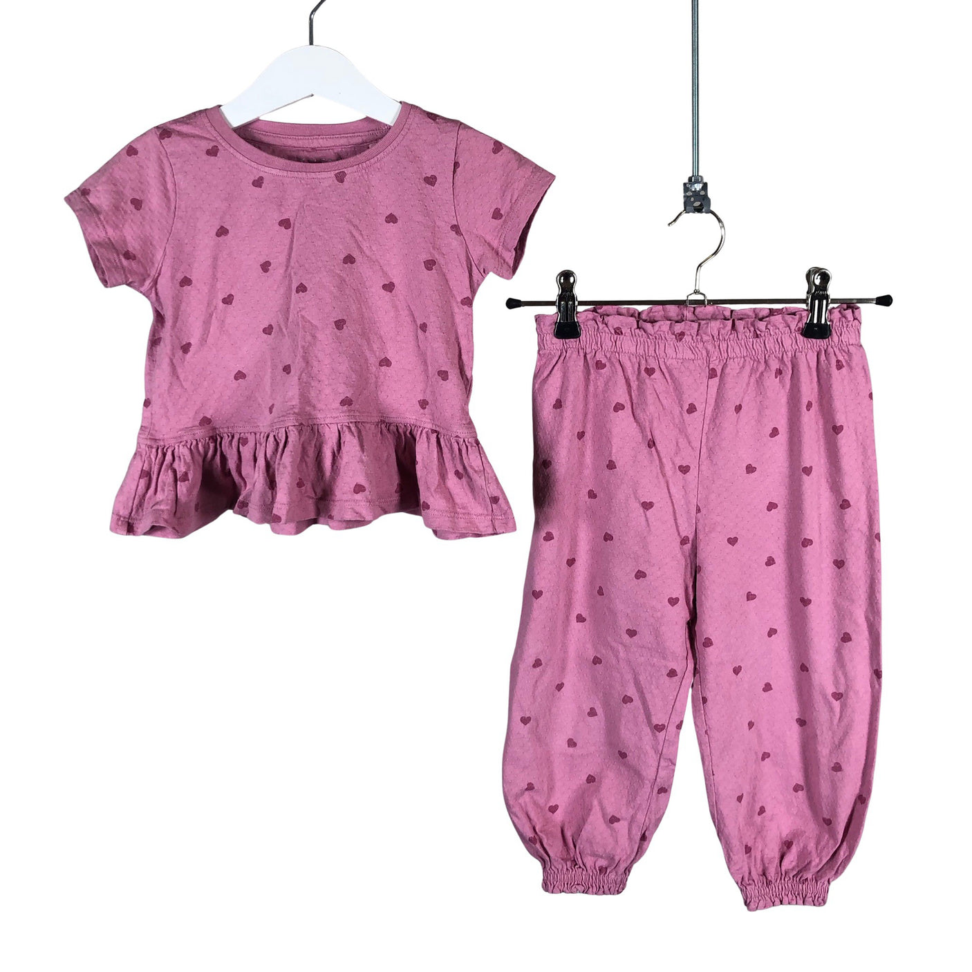 Unisex Next - T-särk, suurus 86 - 92 - Heleroosa (1)