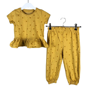 Unisex Next - T-särk, suurus 86 - 92 - Kollane (1)