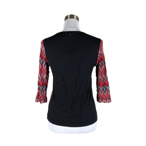 Unisex Riani - Trikotaažist pluus, suurus 38 - Punane (2)