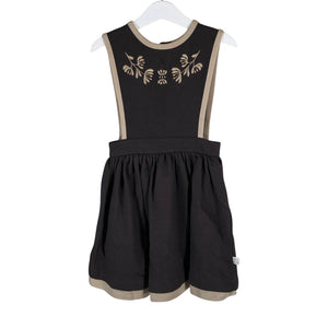 Unisex Mainio - Dressikangast kleit, suurus 98 - 104 - Pruun (1)
