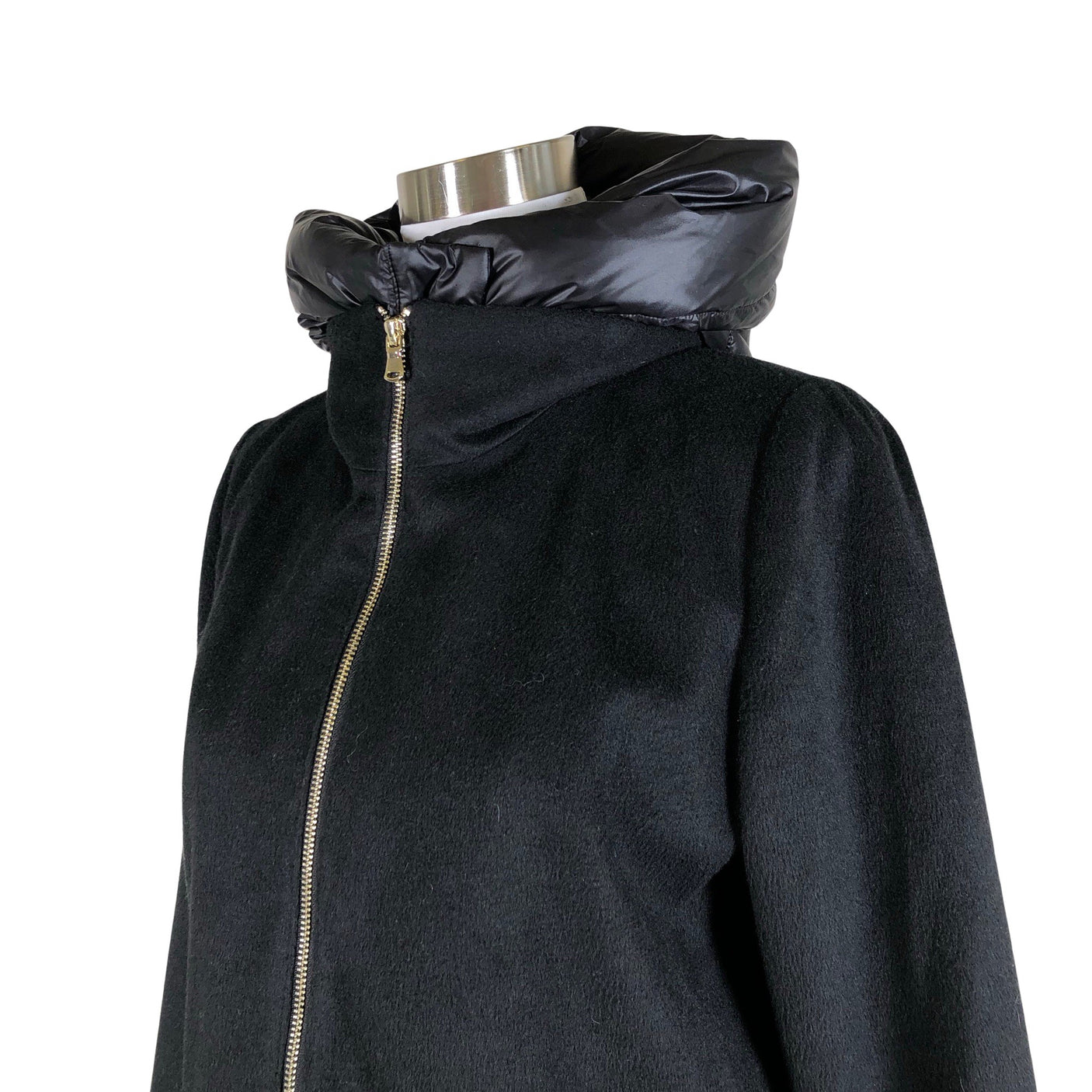Unisex Emme Marella - Villane mantel, suurus 36 - Must (3)