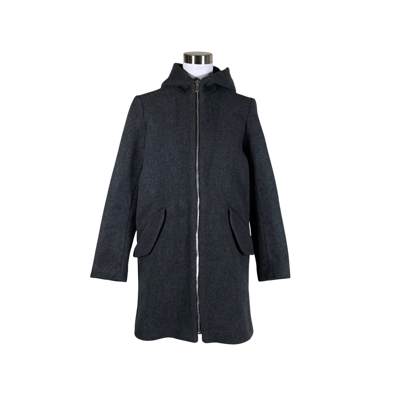 Unisex Sandro Paris - Villane mantel, suurus 38 - Hall (1)