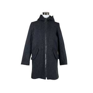 Unisex Sandro Paris - Villane mantel, suurus 38 - Hall (1)
