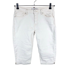 Unisex Tommy Hilfiger - Teksast poolpikad püksid, suurus W29 - Looduslik valge (1)