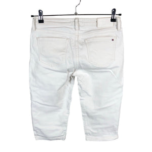 Unisex Tommy Hilfiger - Teksast poolpikad püksid, suurus W29 - Looduslik valge (2)