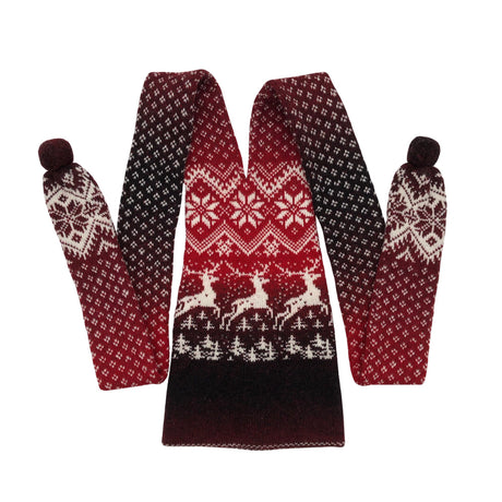 Unisex Handmade - Talvemüts, suurus 56 - 58 cm - Veinipunane ()