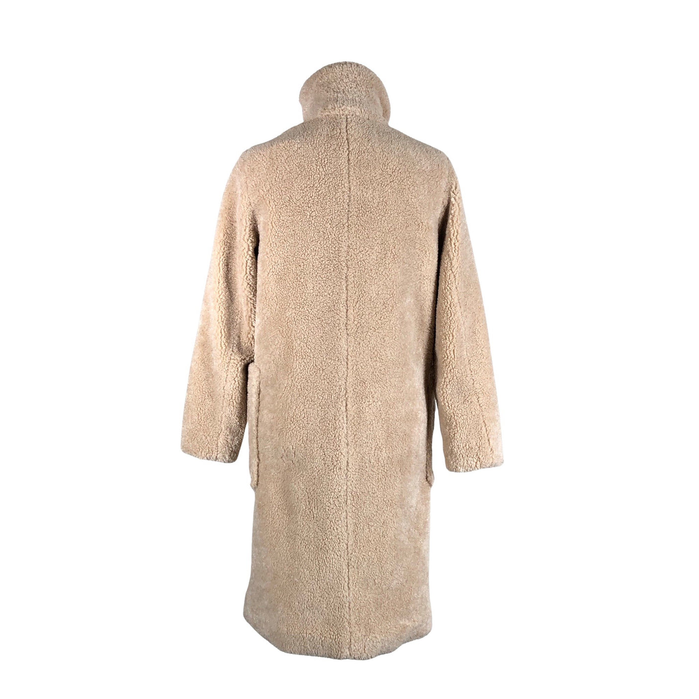 Unisex Hugo Boss - Kunstkarusnahast mantel, suurus 32 - Beige (2)
