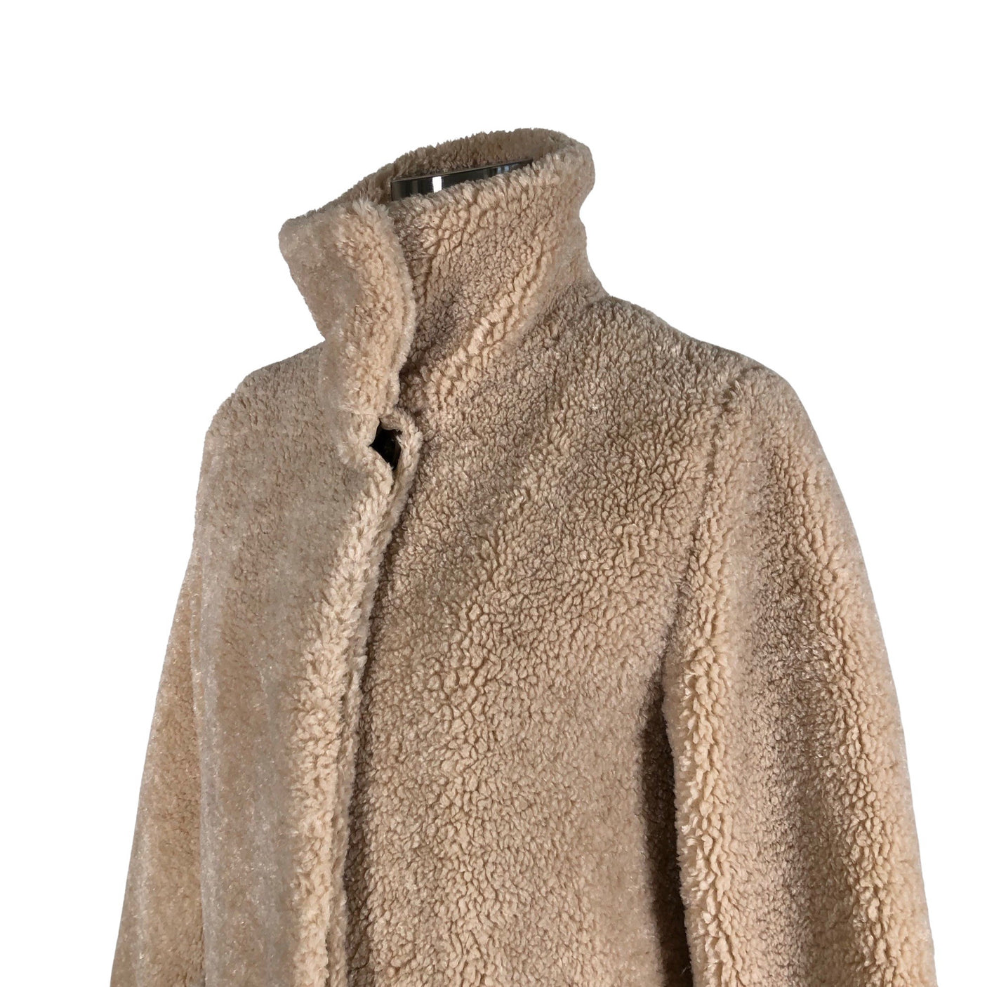 Unisex Hugo Boss - Kunstkarusnahast mantel, suurus 32 - Beige (3)