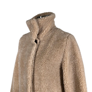 Unisex Hugo Boss - Kunstkarusnahast mantel, suurus 32 - Beige (3)