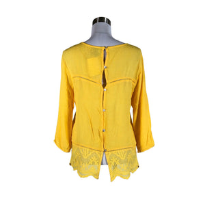 Unisex Nü - Pluus, suurus 36 - Kollane (2)