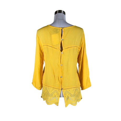 Unisex Nü - Pluus, suurus 36 - Kollane (2)