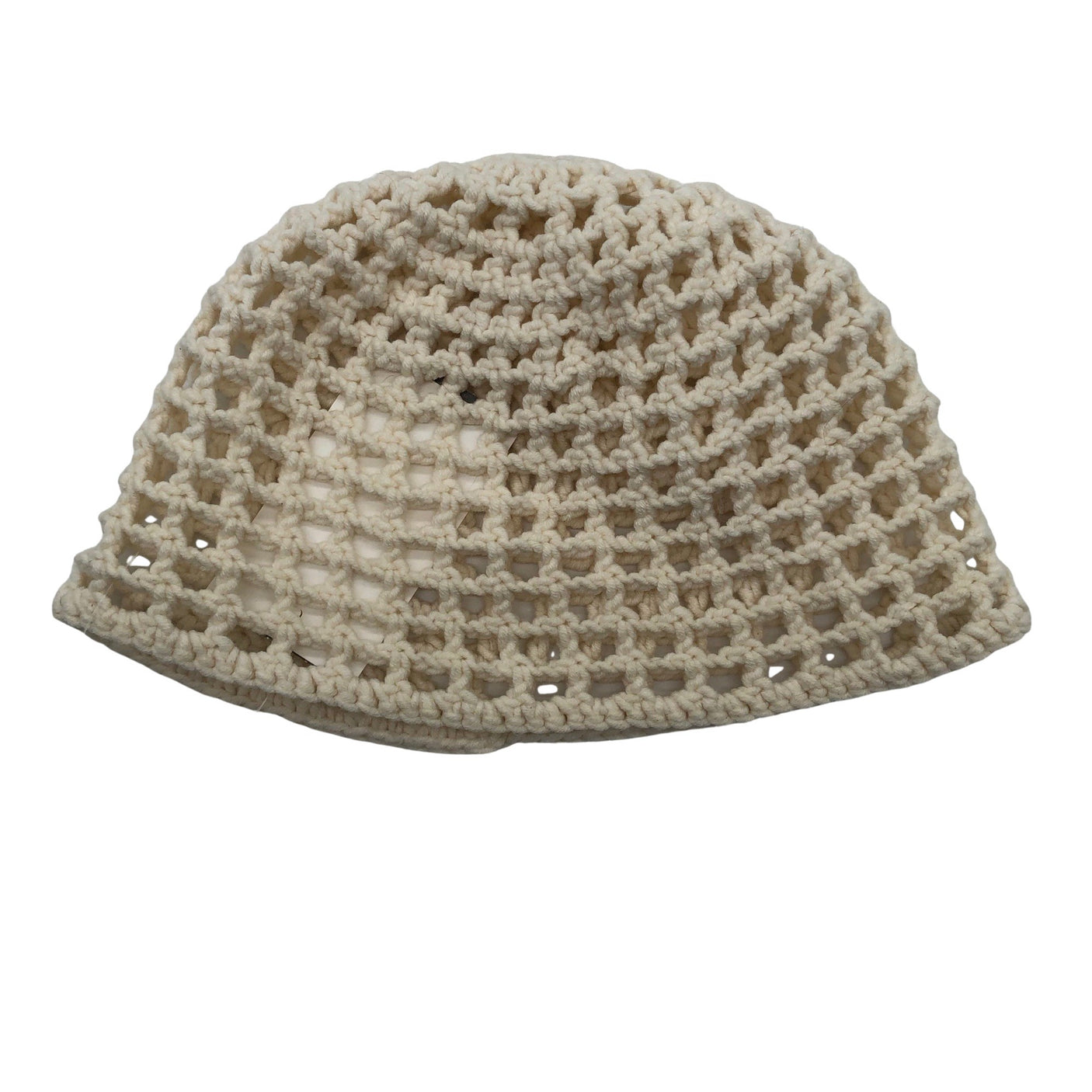 Unisex Handmade - Õhuke müts, suurus 58 - 60 cm - Looduslik valge (1)