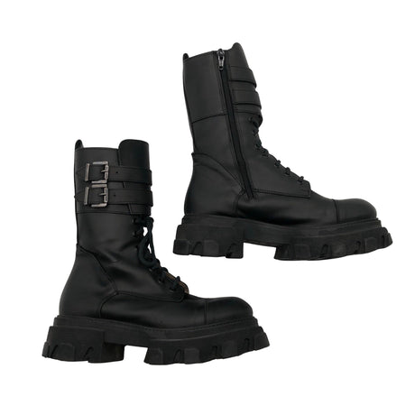 Unisex Vamsko - Nööridega saapad, suurus 37 - Must ()