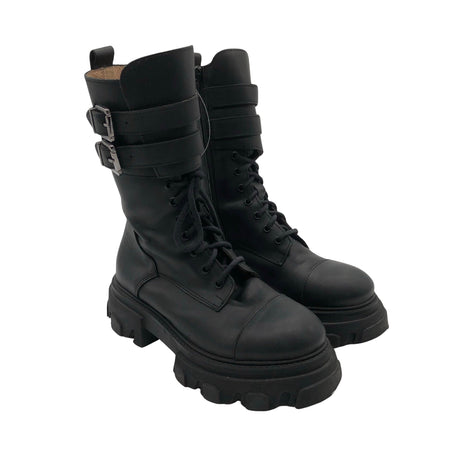 Unisex Vamsko - Nööridega saapad, suurus 37 - Must (2)