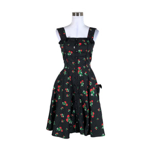 Unisex Hell Bunny - Mitteveniv kleit, suurus 38 - Must (1)