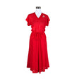 Unisex Figura - Kootud seelik, suurus 38 - Punane ()