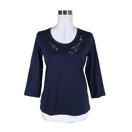 Unisex Taifun - Trikotaažist pluus, suurus 36 - Sinine ()