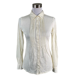 Unisex Esprit - Trikotaažist pluus, suurus 36 - Looduslik valge (1)