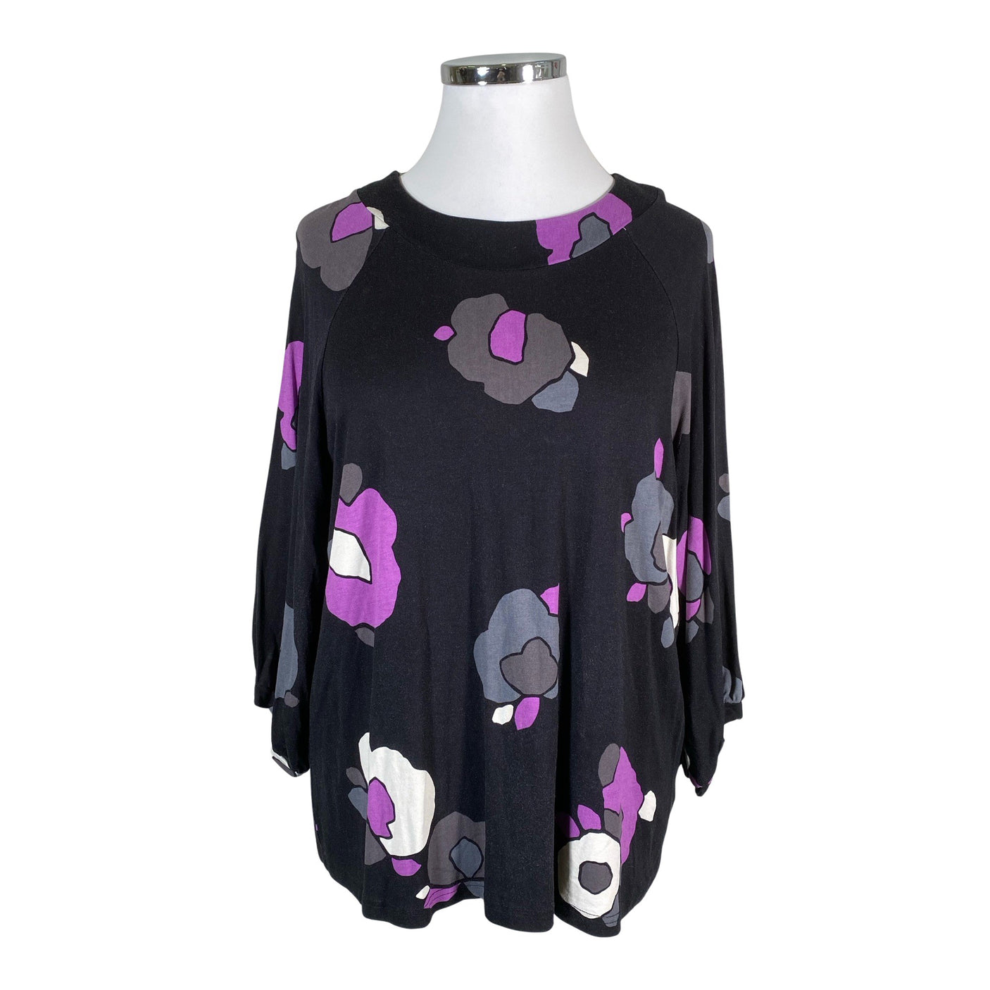 Unisex Nanso - Trikotaažist pluus, suurus 44 - Must (1)