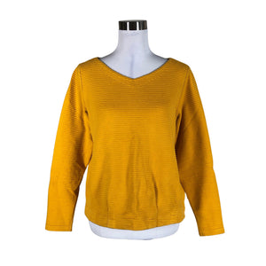 Unisex NOSH - Trikotaažist pluus, suurus 38 - Kollane (1)