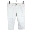 Unisex Esprit - Teksast poolpikad püksid, suurus 38 - Looduslik valge ()