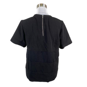 Unisex Samsoe&Samsoe - Lühikeste käistega pluus, suurus 38 - Must (2)