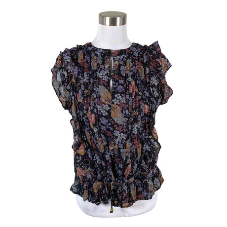 Unisex Summum Woman - Lühikeste käistega pluus, suurus 38 - Must ()