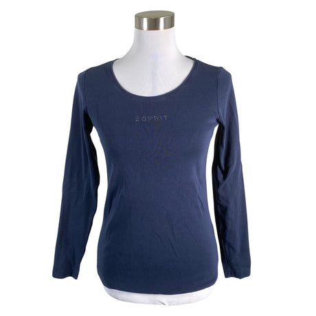 Unisex Esprit - Trikotaažist pluus, suurus 38 - Sinine ()