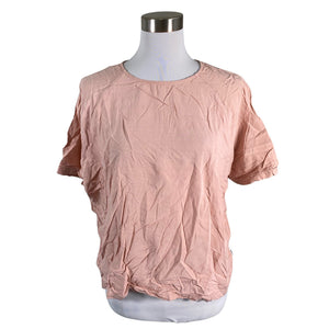 Unisex Makia - Lühikeste käistega pluus, suurus 38 - Heleroosa (1)
