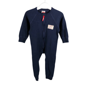 Unisex Ruskovilla - Villane kombinesoon, suurus 86 - 92 - Sinine (1)