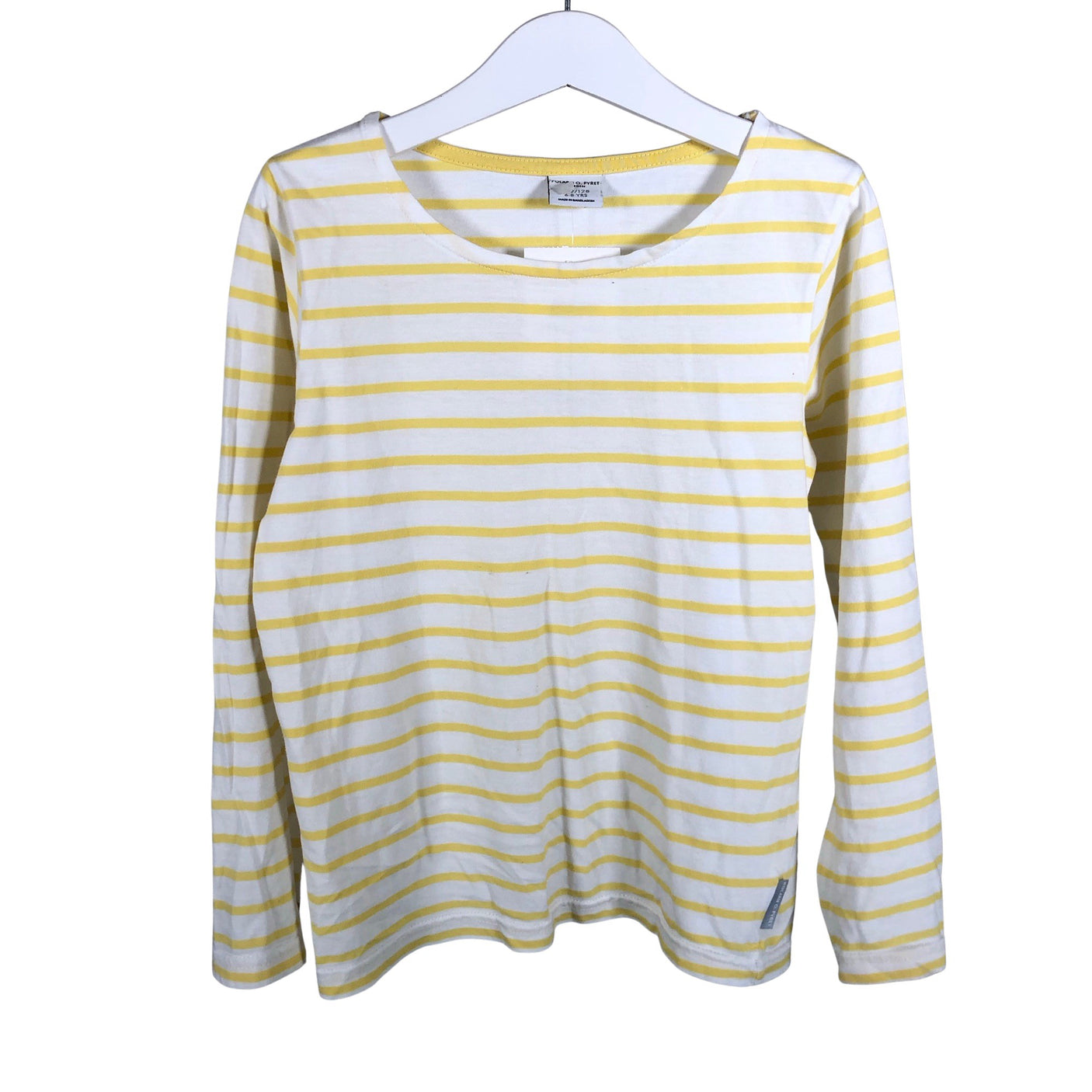 Unisex Polarn O. Pyret - Trikotaažist pluus, suurus 122 - 128 - Valge (1)