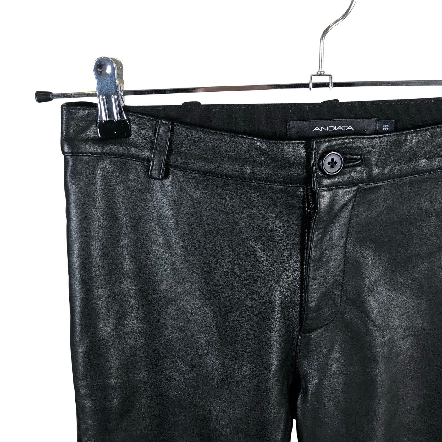 Unisex Andiata - Nahkpüksid, suurus 38 - Must (3)