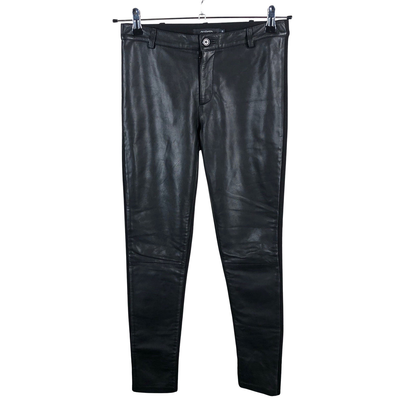 Unisex Andiata - Nahkpüksid, suurus 38 - Must (1)