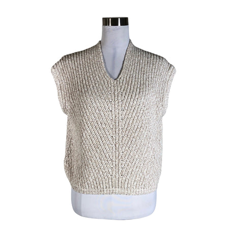 Unisex Opus - Kootud vest, suurus 36 - Beige ()