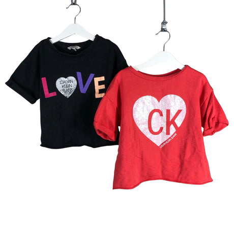Unisex Calvin Klein Jeans - T-särk, suurus 122 - 128 - Punane ()