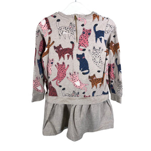 Unisex Polarn O. Pyret - Dressikangast kleit, suurus 104 - 110 - Beige (1)