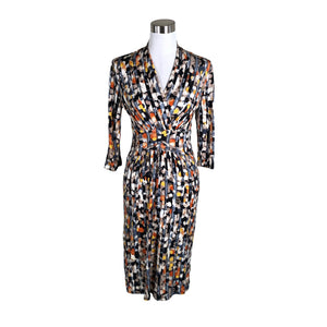 Unisex Andiata - Trikotaažist kleit, suurus 36 - Oranž (1)