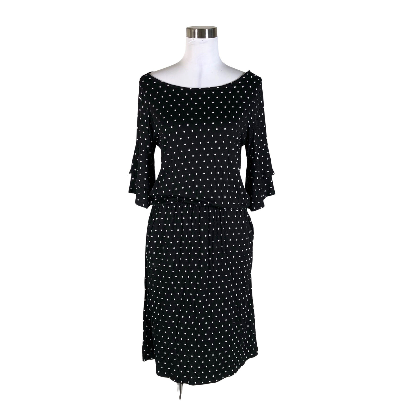 Unisex me&i - Trikotaažist kleit, suurus 36 - Must (3)