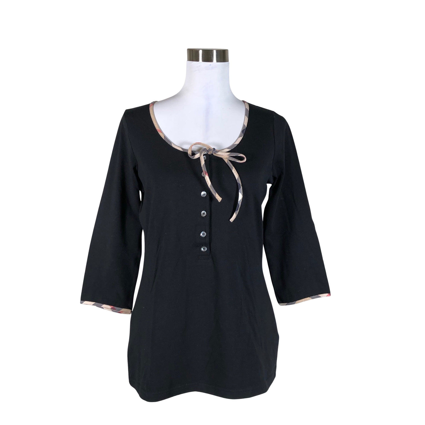 Unisex Burberry Brit - Trikotaažist pluus, suurus 40 - Must (1)